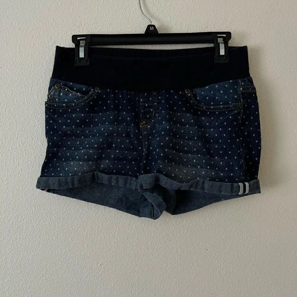 Planet Motherhood light blue Women shorts size M